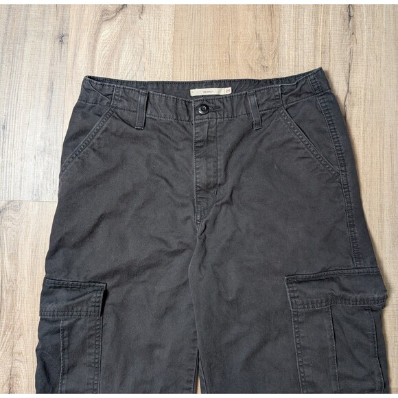 Levi's Size 29 Cargo Pants '94 Baggy Wide Leg Black Utility Skater Grunge - Picture 3 of 11